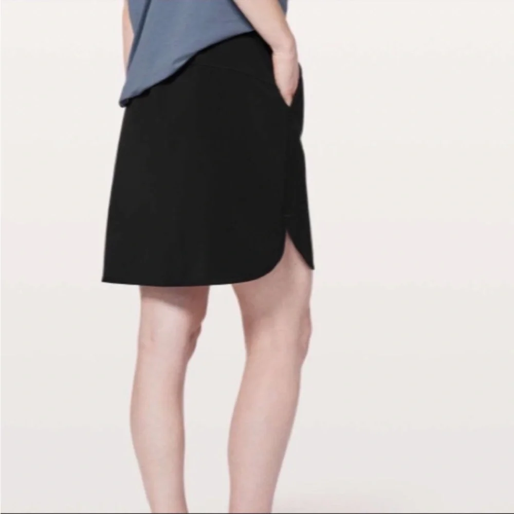 Lululemon Black Skirt with Drawstring